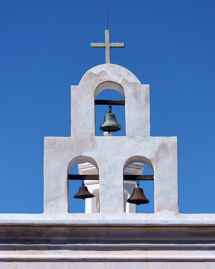 Bells - San Xavier del Bac - Arizona Photograph by Nikolyn McDonald