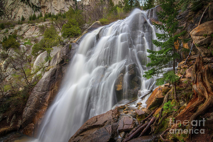 Bells Waterfall Photograph by Spencer Baugh
