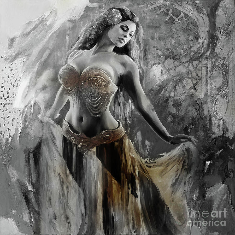 Belly Dance Painting 09401 Painting by Gull G
