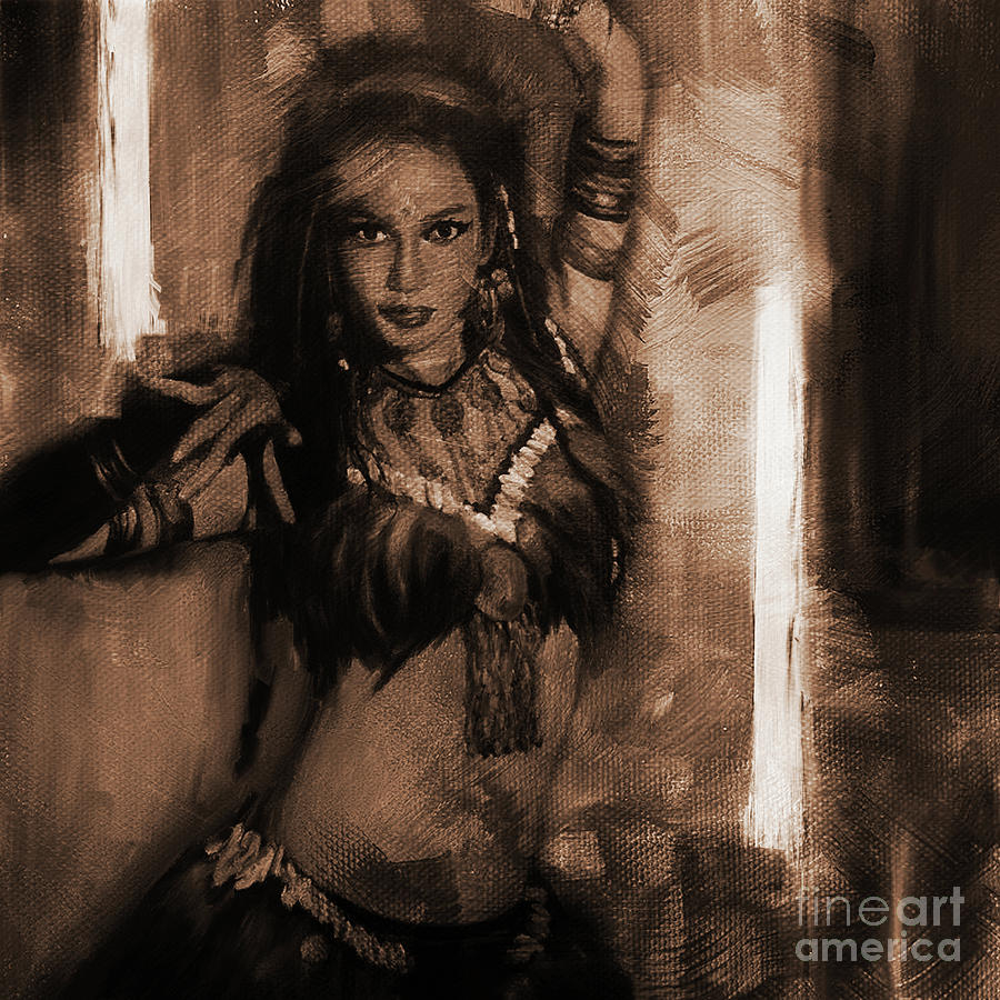 Belly Dancer 01210 Painting by Gull G