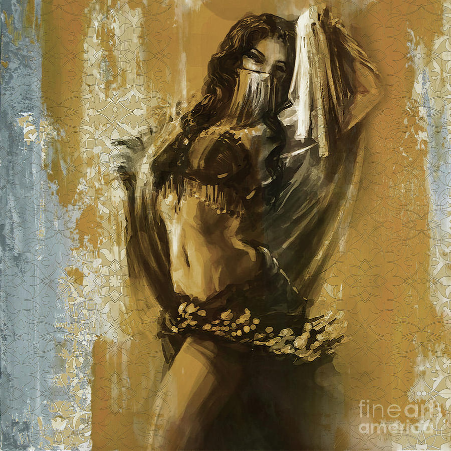 Belly Dancing  Painting by Gull G