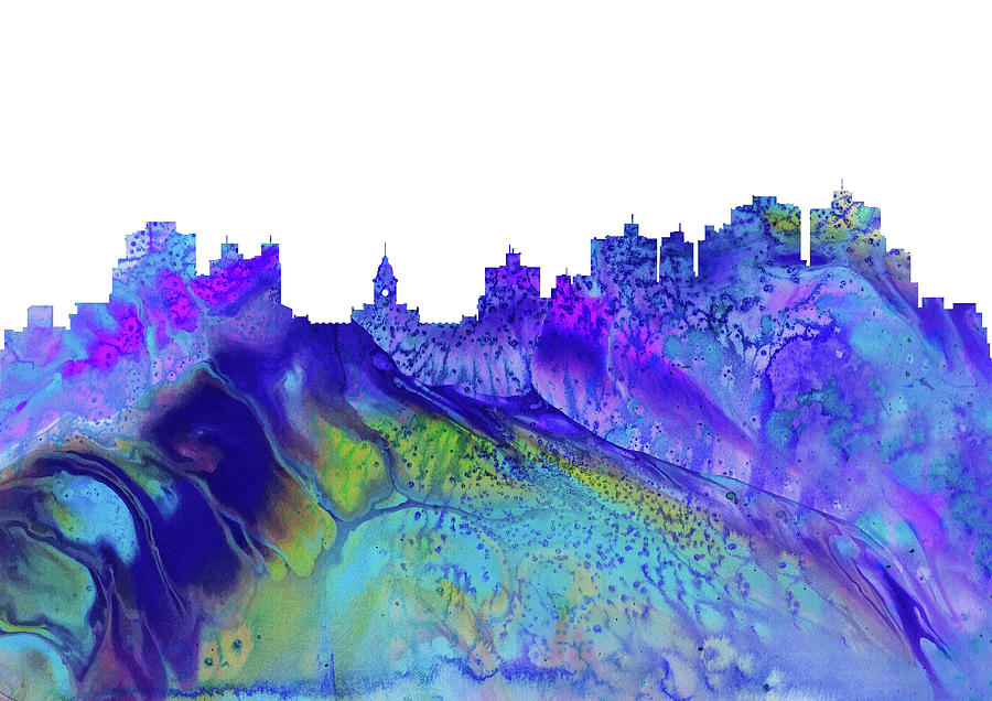 Belo Horizonte Skyline Digital Art by Erzebet S - Fine Art America