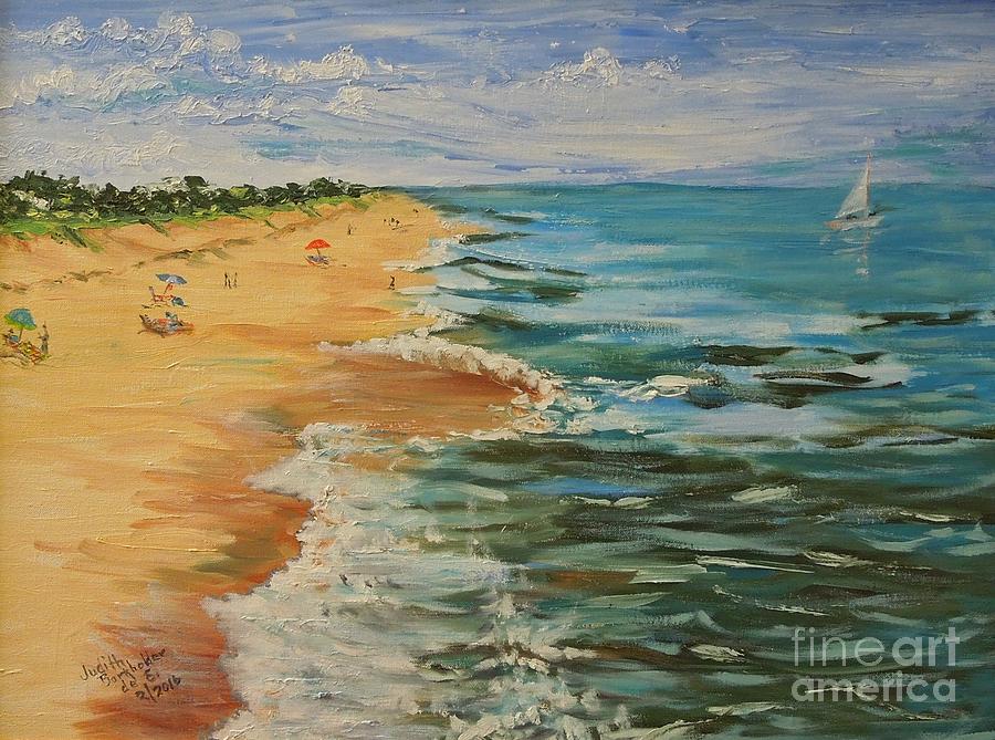 Beloved Beach - SOLD Painting by Judith Espinoza