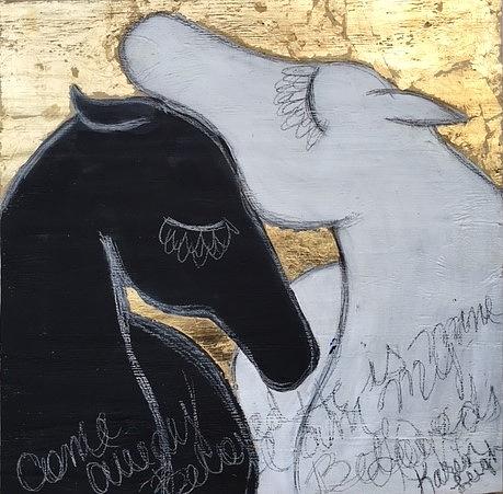 Horse Painting - Beloved by Karen Leigh