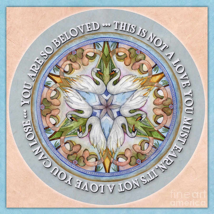 Beloved Mandala Prayer Painting by Jo Thomas Blaine