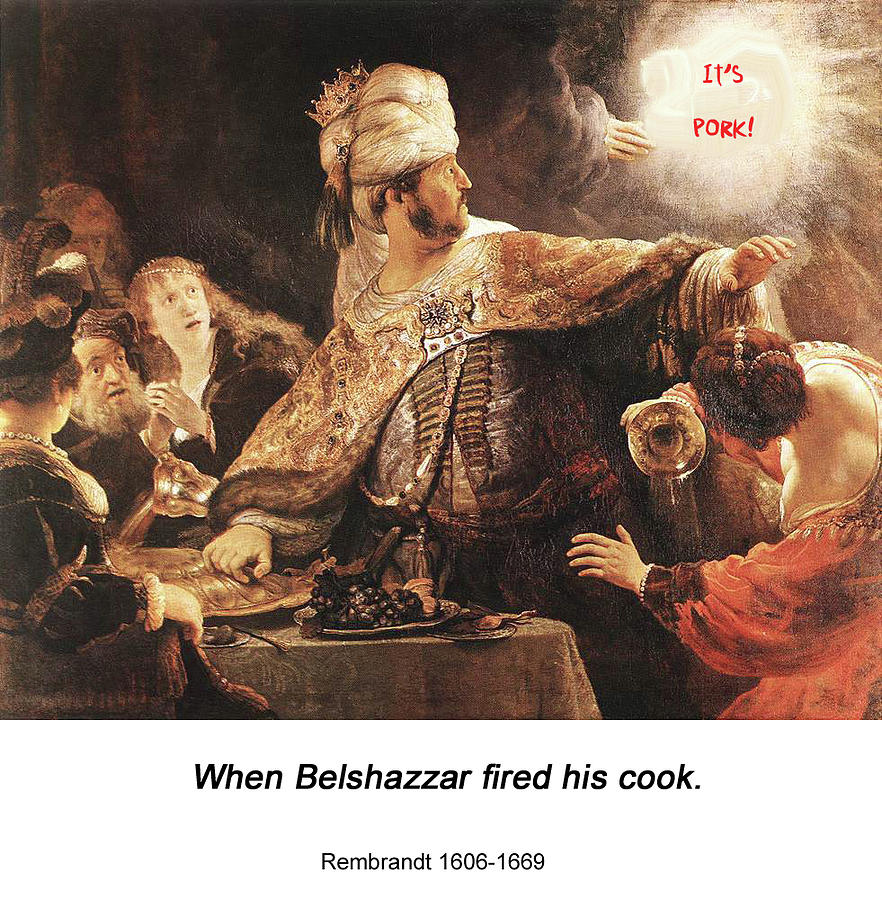 Belshazzar's Feast Digital Art By John Saunders - Fine Art America