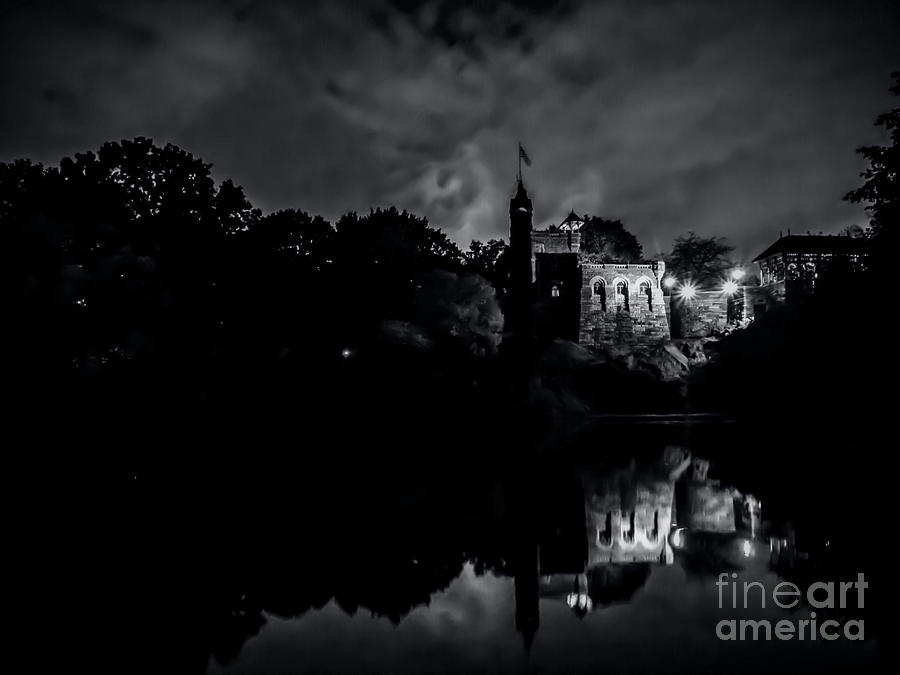 Belvedere Castle in Central Park at Night Photograph by James Aiken