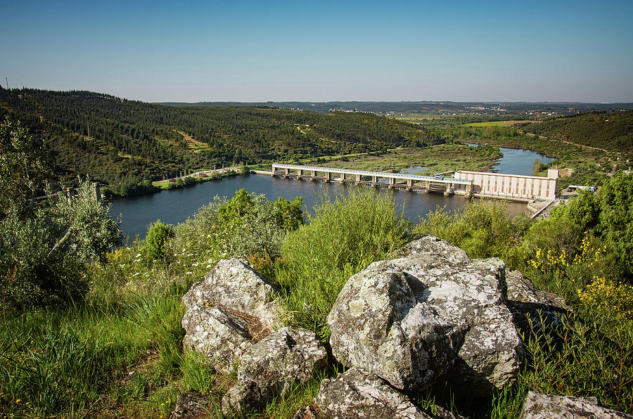 Belver Dam Photograph by Carlos Caetano