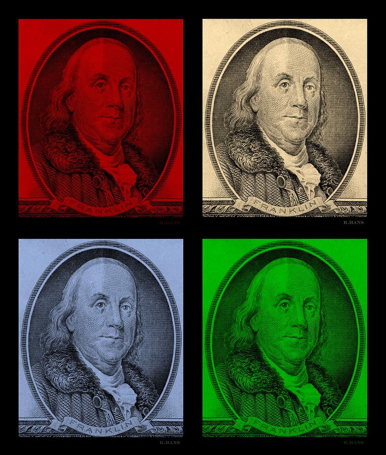 BEN FRANKLIN in COLORS Photograph by Rob Hans