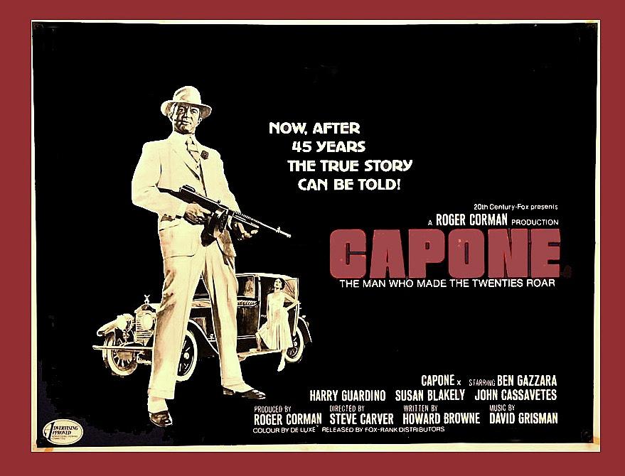 Ben Gazarra British 4 sheet theatrical poster Capone 1975 color added 2016 Photograph by David Lee Guss