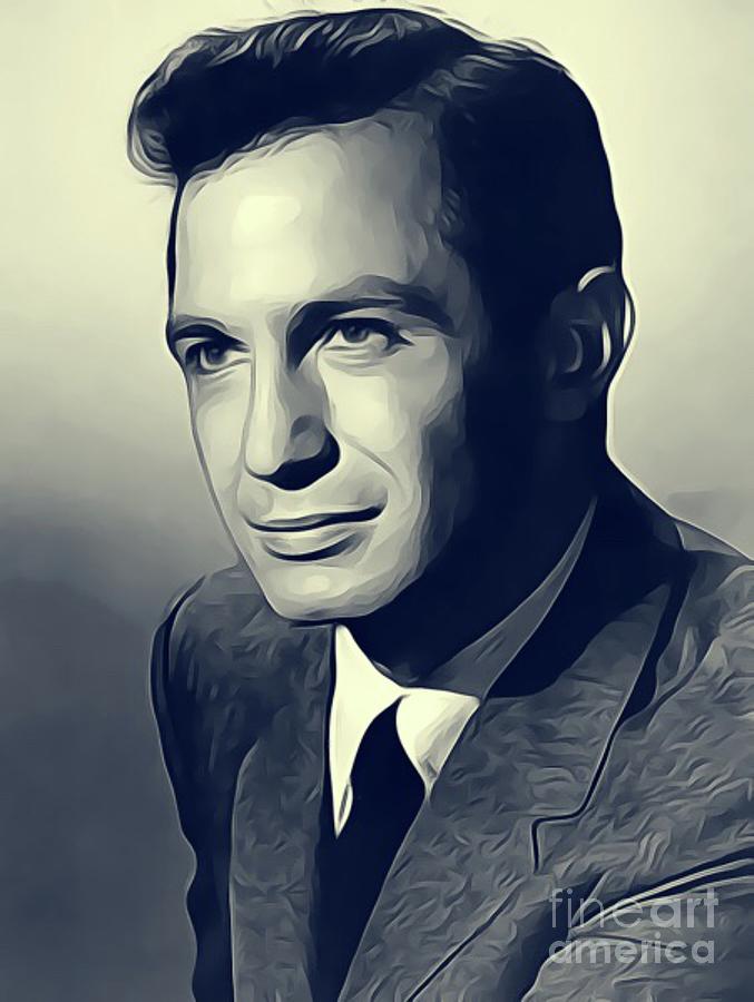 Hollywood Digital Art - Ben Gazarra, Vintage Actor by Esoterica Art Agency