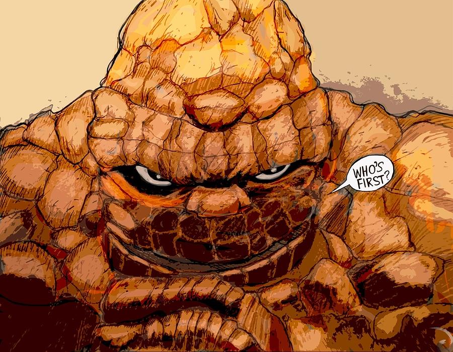 Ben Grimm Painting by Jazzboy