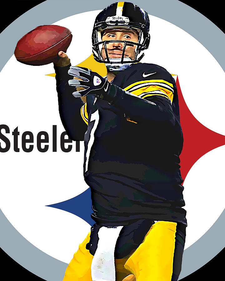 Ben Roethlisberger Pittsburgh Steelers, an art print by ArtStudio 93 -  INPRNT