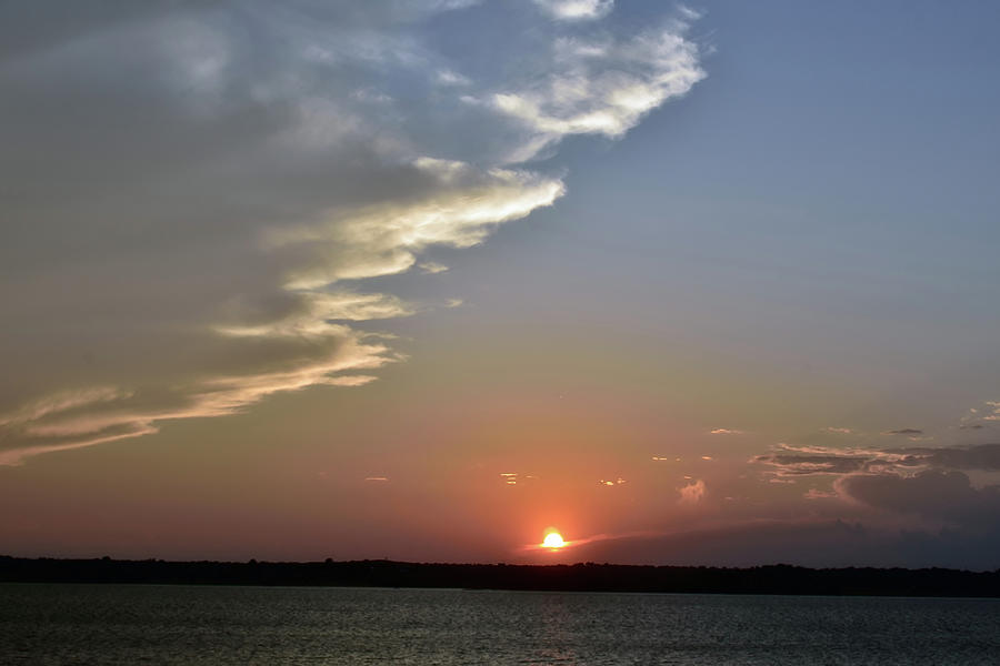 Benbrook Lake Sunset Photograph