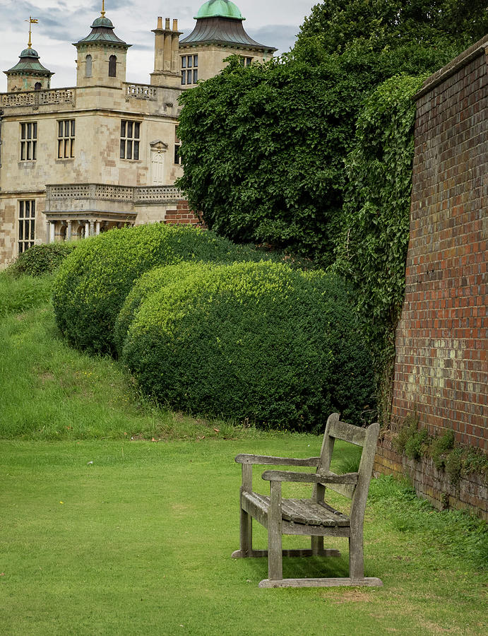 Bench at Audley End Photograph by Jean Noren