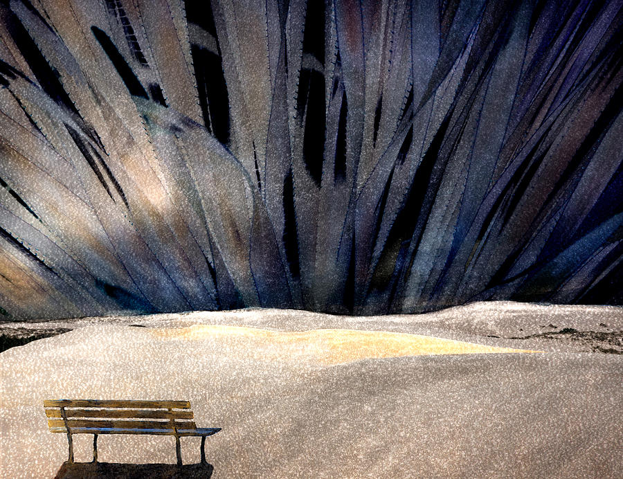 Bench Digital Art by Ken Taylor