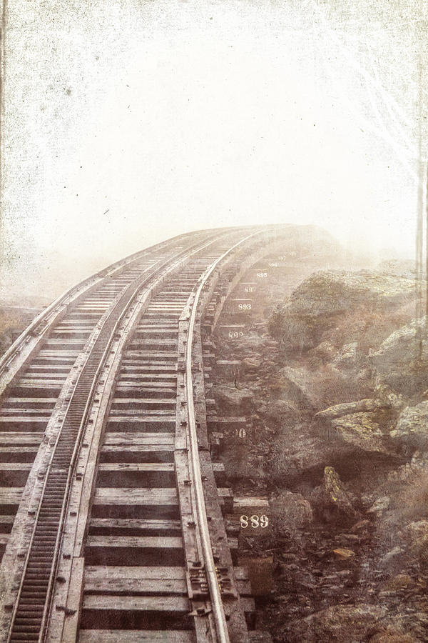 Bend in the Tracks Photograph by Natalie Rotman Cote