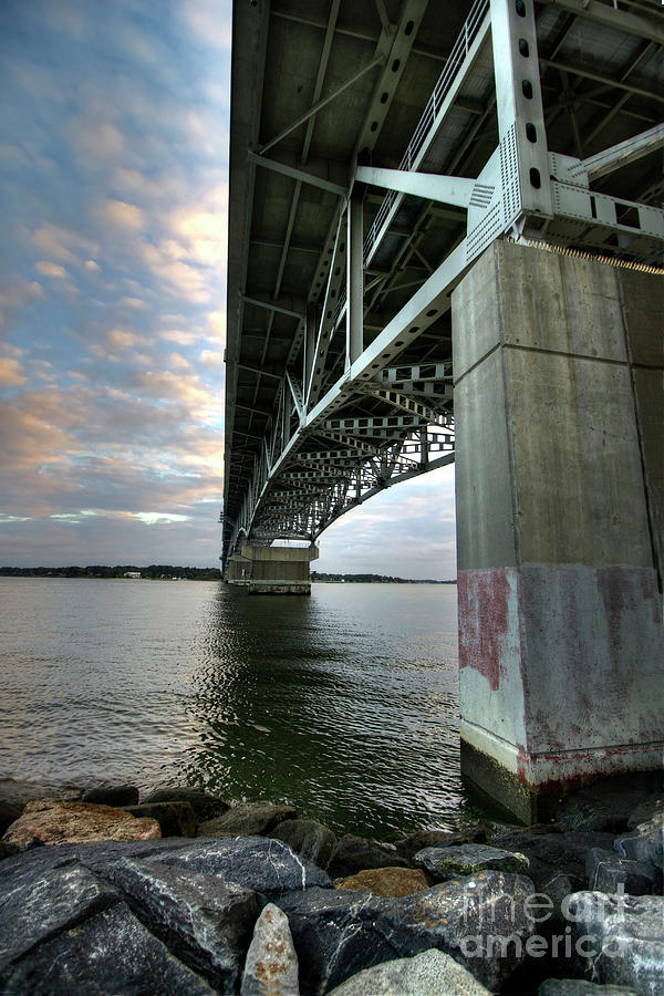 Beneath the Coleman Bridge I Photograph by Karen Jorstad
