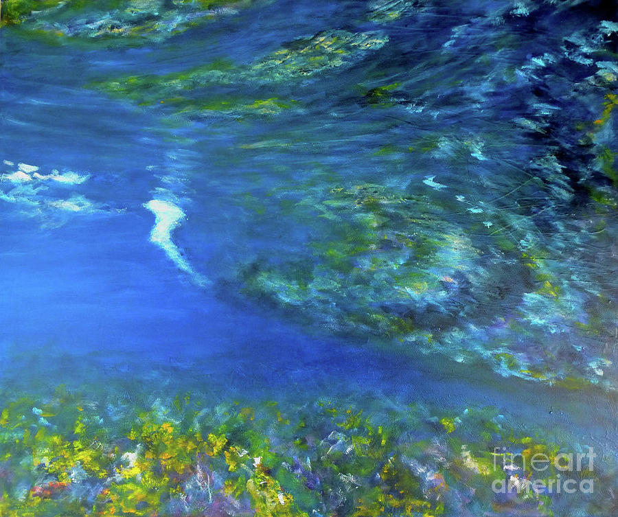 Beneath the Sea Painting by Jackie Sherwood