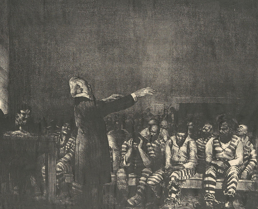 Benediction in Georgia Relief by George Bellows
