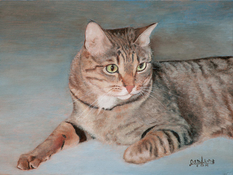 Bengal Cat Painting by Joshua Martin