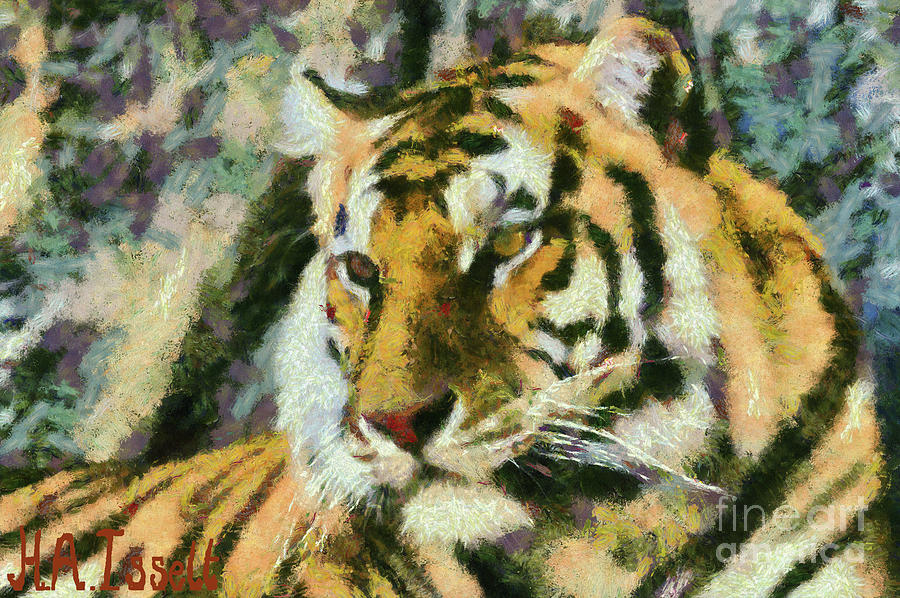 Bengal Tiger Digital Art by Humphrey Isselt