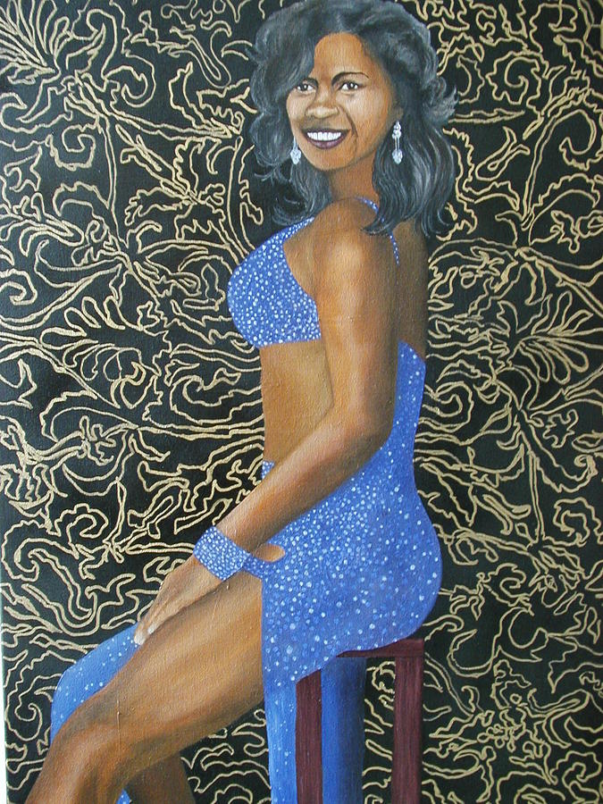 Benita as a Dancing Star Painting by Angelo Thomas