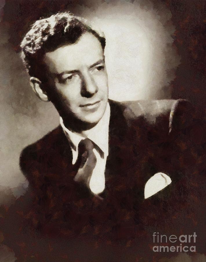Benjamin Britten, Composer By Sarah Kirk Painting