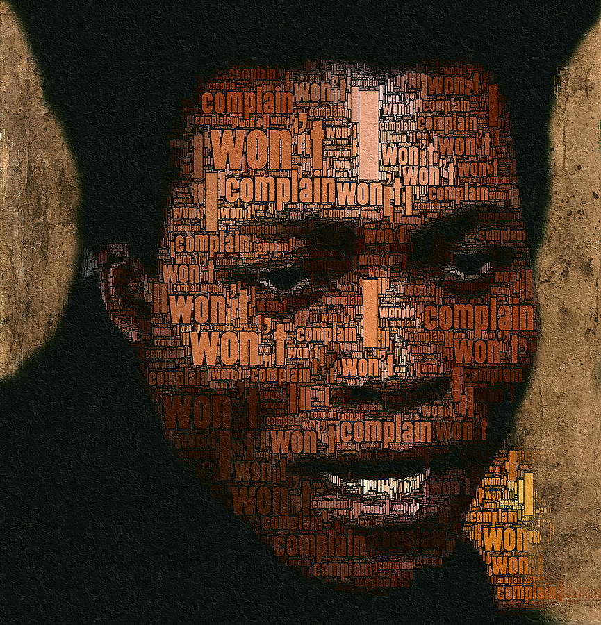 Benjamin Clementine Word Portrait Digital Art by Yury Malkov - Fine Art ...