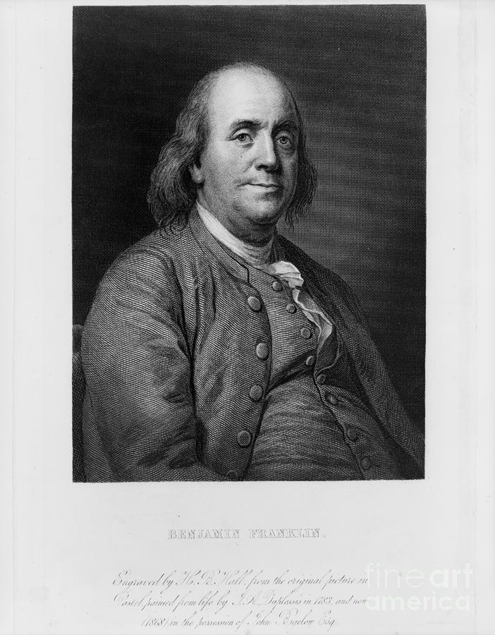 Benjamin Franklin Painting by Celestial Images