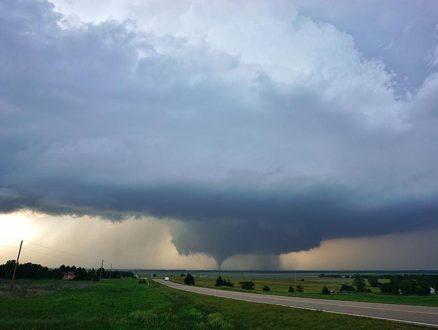 Bennington Tornado - Inception Photograph by Ed Sweeney