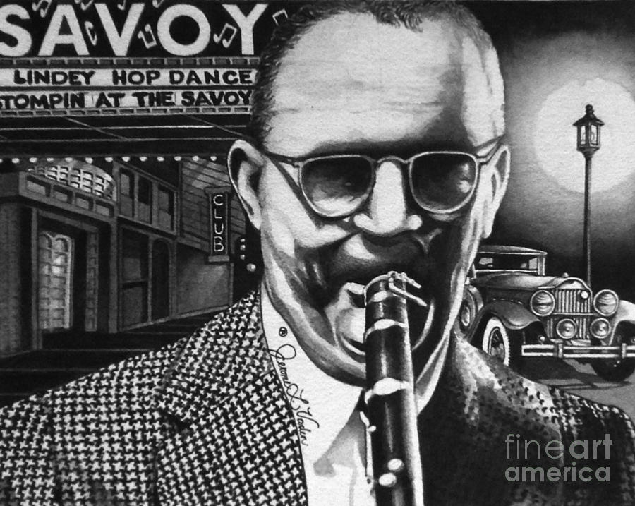 Jazz Painting - Benny Goodman by JL Vaden