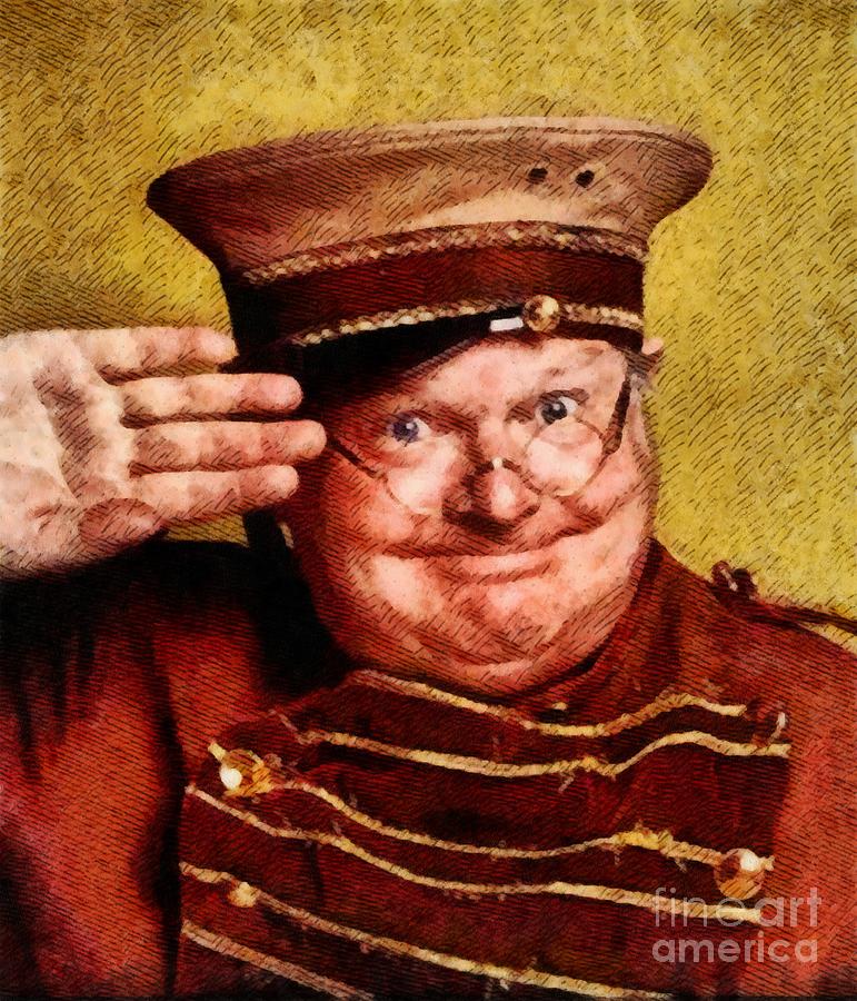 Benny Hill, Comedy Legend By John Springfield Painting