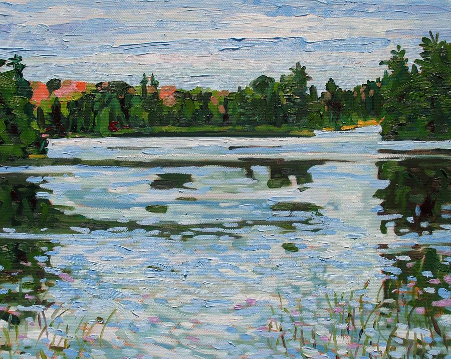 Benson Lake Painting by Phil Chadwick