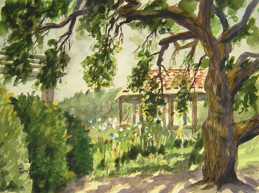 Bent Creek Winery Painting by John West