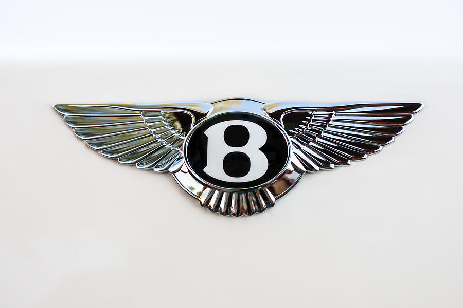 Bentley Emblem -0081c Photograph by Jill Reger