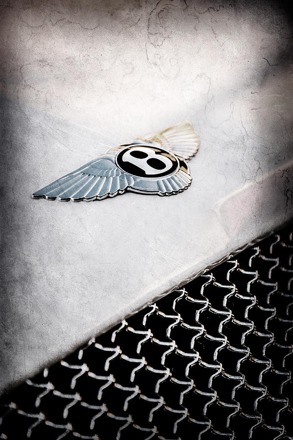 Bentley Emblem -1161ac Photograph by Jill Reger