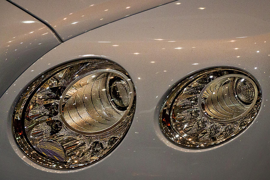 Bentley Headlights Photograph by Stuart Litoff