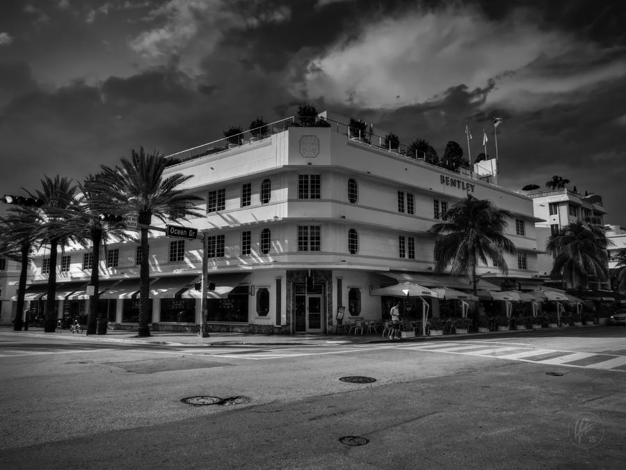 Miami Photograph - Bentley Hotel South Beach 001 BW by Lance Vaughn