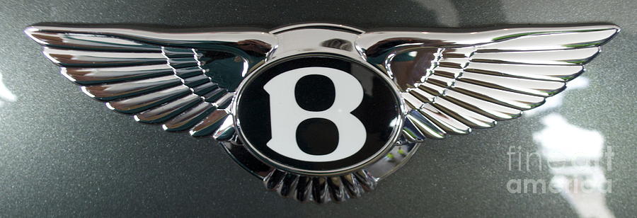 Bentley in black and silver Photograph by Pamela Walrath