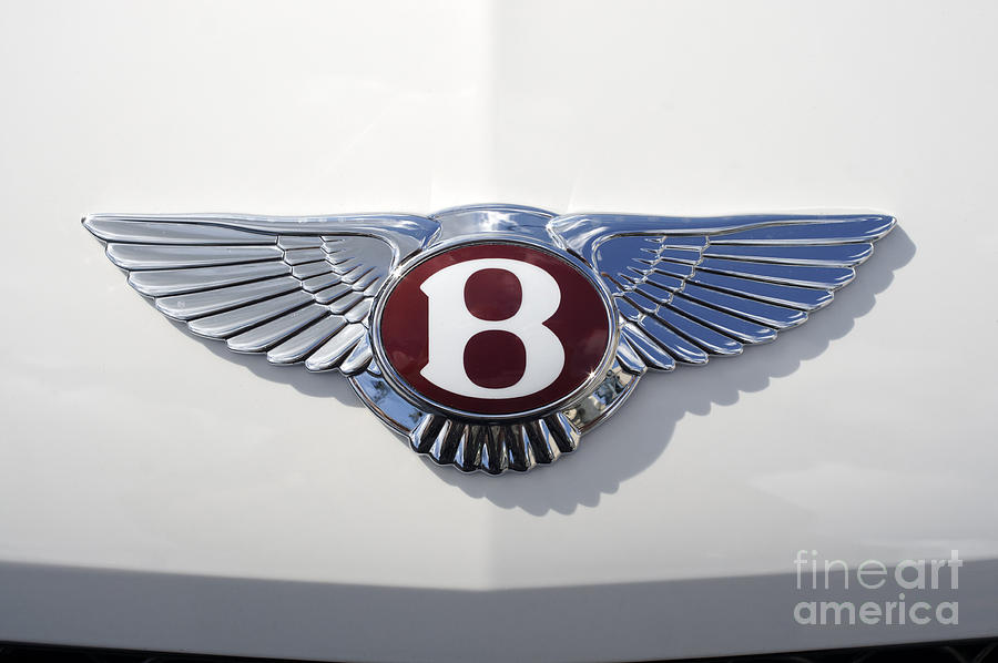 Bentley insignia Photograph by John  Mitchell