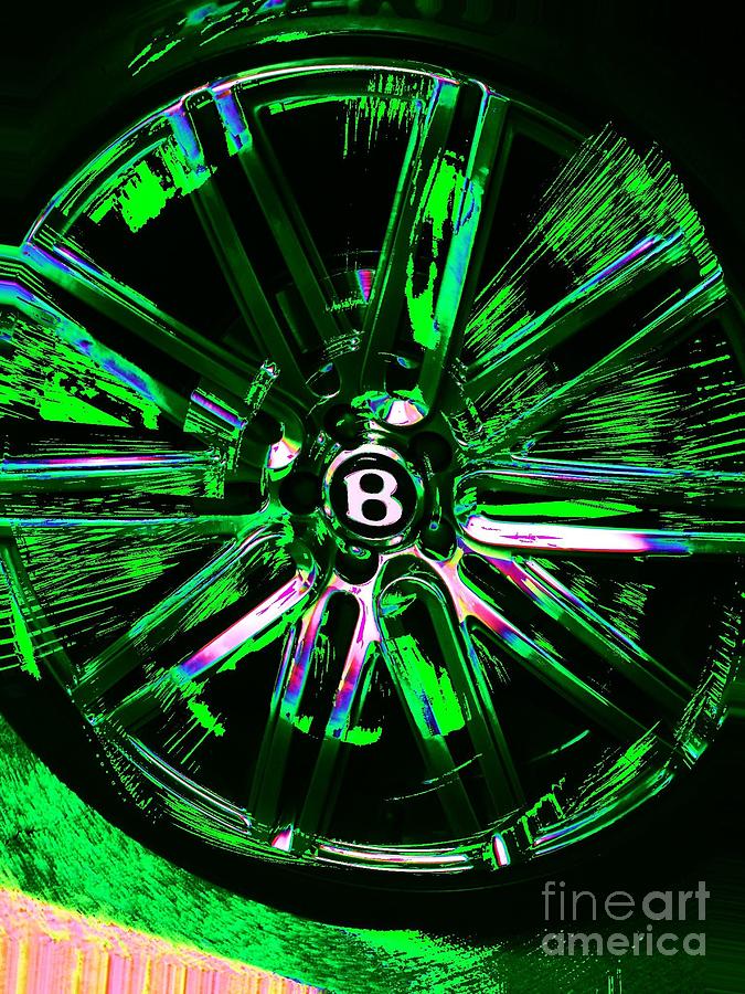 Bentley Wheel Mod Photograph by Jenny Revitz Soper