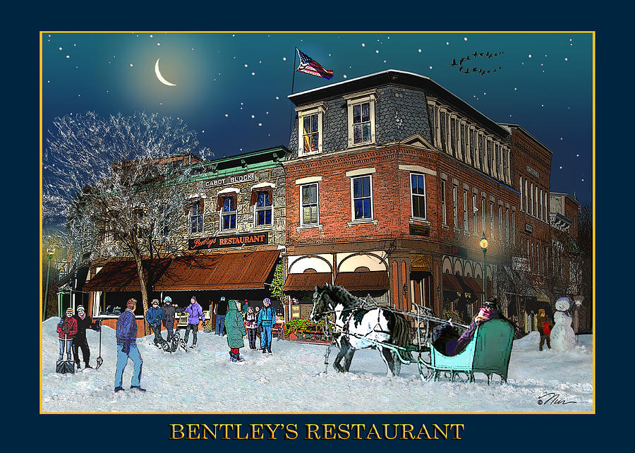 Bentleys Resaturant at Cabot Block Photograph by Nancy Griswold