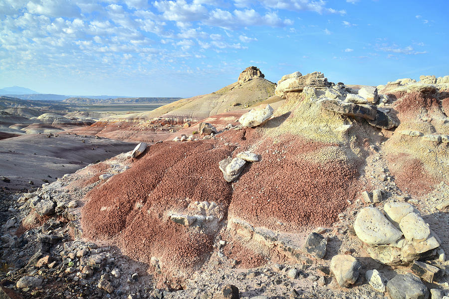 Bentonite Color in Cathedral Valley Photograph by Ray Mathis