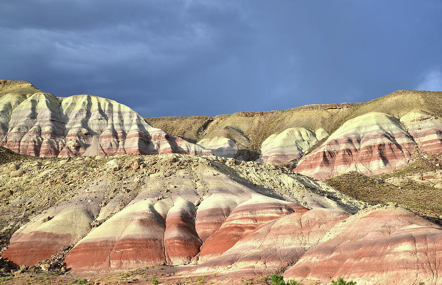 Capitol Reef National Park Photograph - Bentonite Dunes along Scenic Byway 24 by Ray Mathis