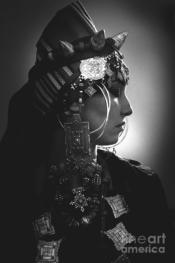 Black And White Photograph - Berber Portrait by Jonathan Wommack Black And White Photograph - Berber Portrait by Jonathan Wommack