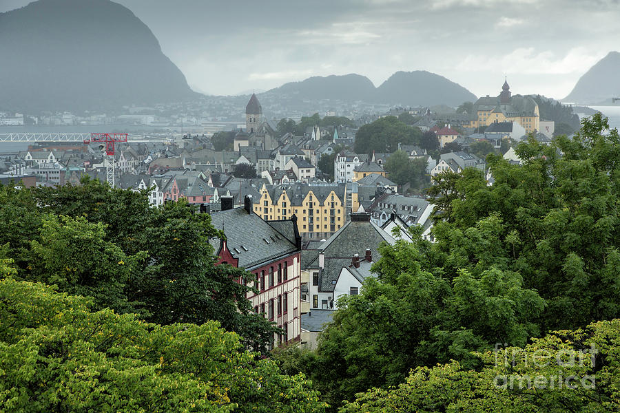Bergen Norway Vista Photograph by Timothy Hacker