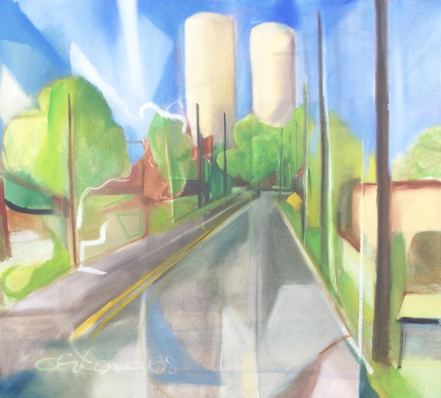 New Jersey Painting - Bergen Turnpike  by Ron Erickson