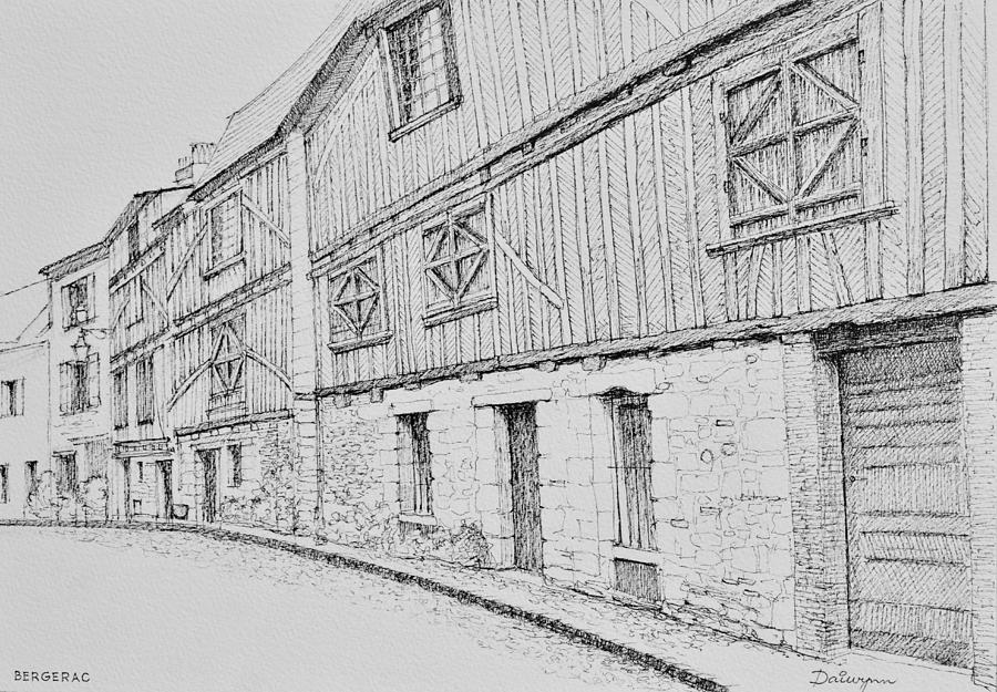 Bergerac Nouvelle Aquitaine France Drawing by Dai Wynn