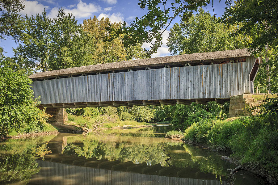 Bergstresser  Covered Bridge Photograph by Jack R Perry